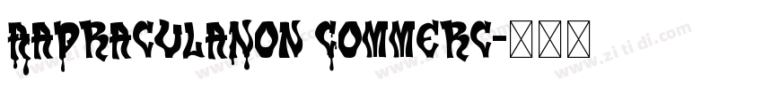 AaDraculaNon Commerc字体转换